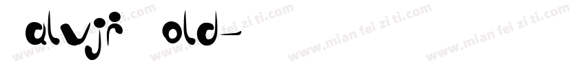 Galvji Bold字体转换